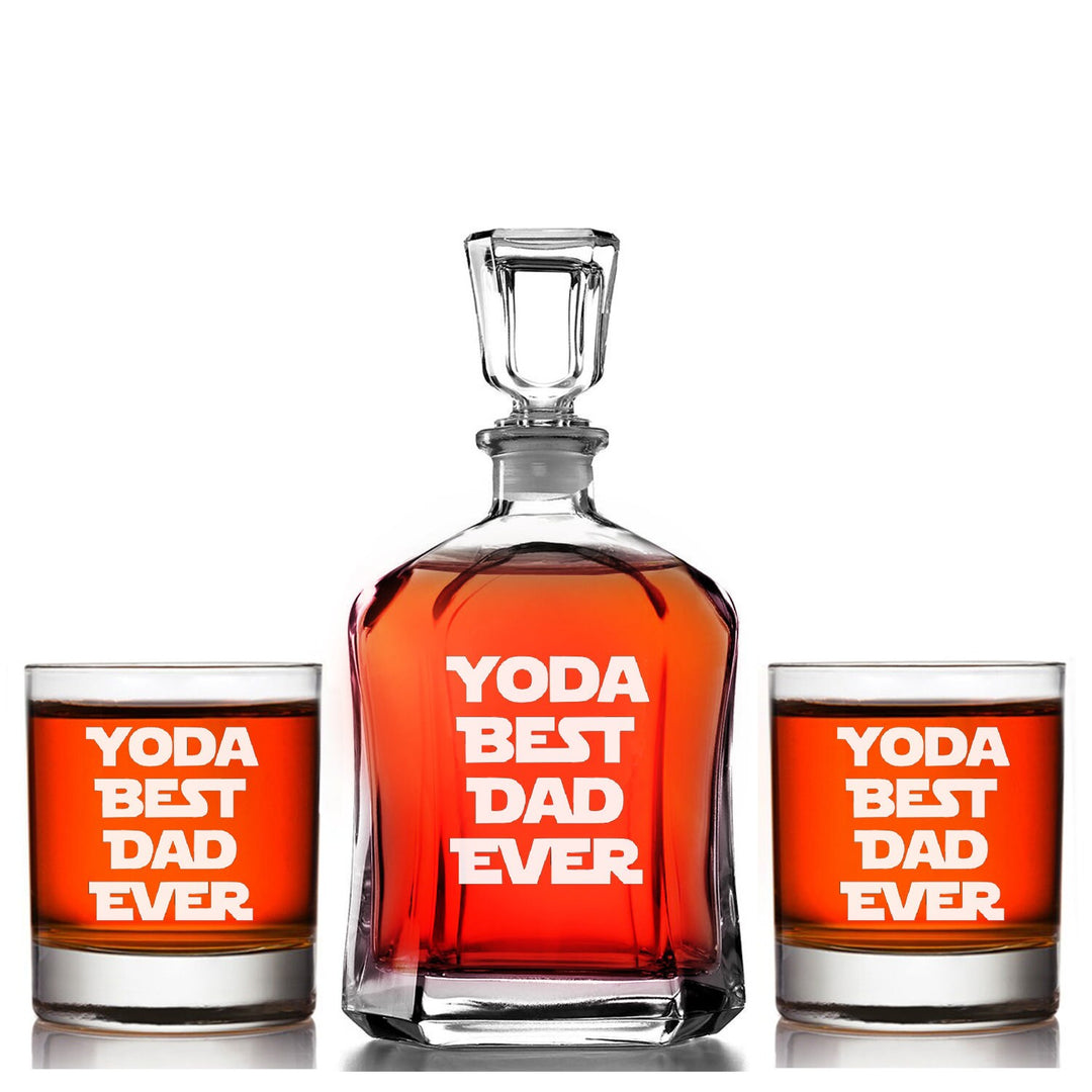 Daddy's Sippy Cup Father's Day Gift, Whiskey Decanter Gift for Dad, Dad Whiskey Decanter set, Man Cave Gift, Dad Whiskey Glass, Father Gift