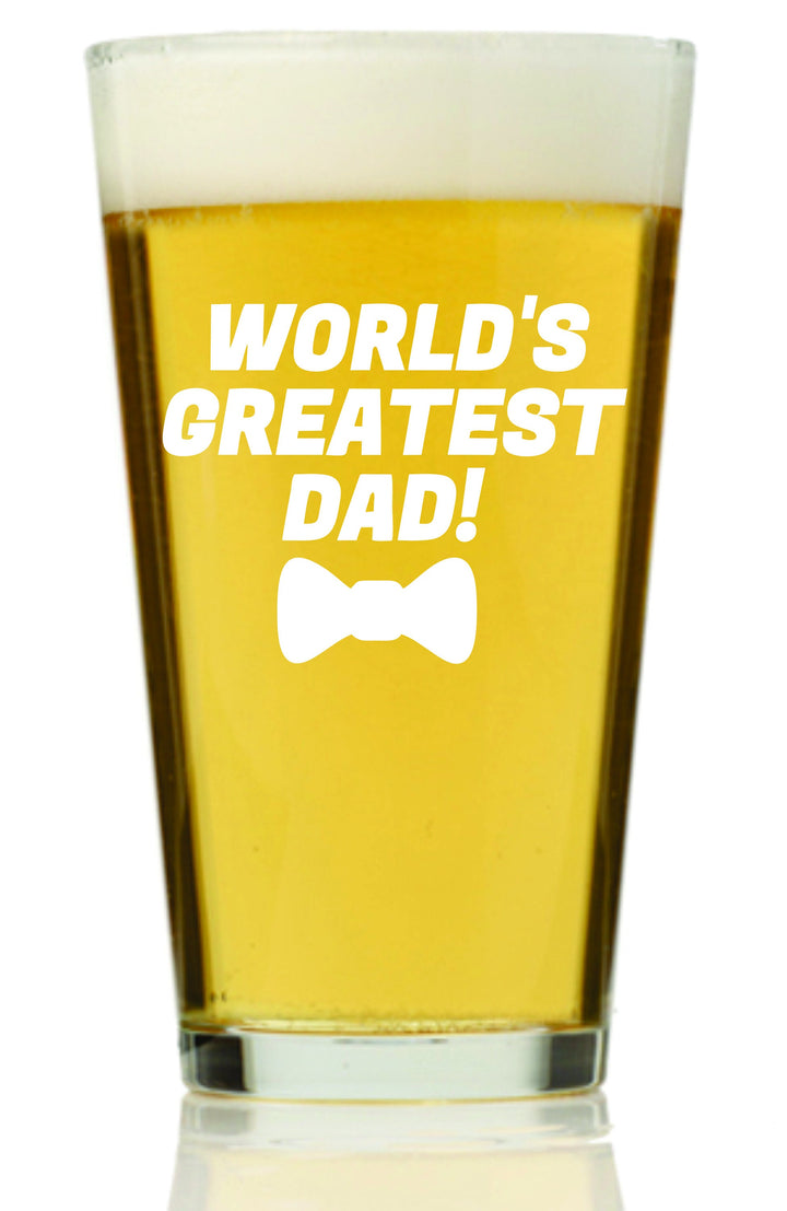 Funny Father's Day Pint Beer Glass, Worlds Greatest Farter Custom Beer glass, First Fathers Day Gift, Best Fathers Day Gift, Daughter to Dad