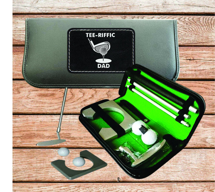 Golf Putting Gift Set, Golf Birthday Gift, Golf Putter Cup and Balls, Indoor Golf Putter Practice, Retirment gift, Golf Gifts for Men