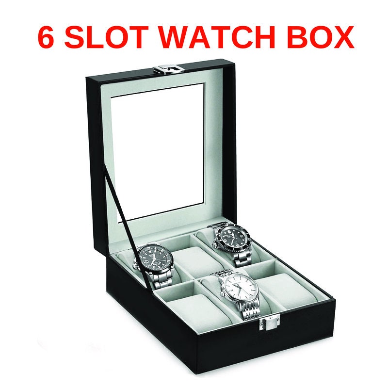 Golf Gift Watch Box Gift, Dad Gift Watch Case, Father's Day Gift, Watch Storage Case, Monogram Watch Case, Watch Birthday Gift Men, Wedding