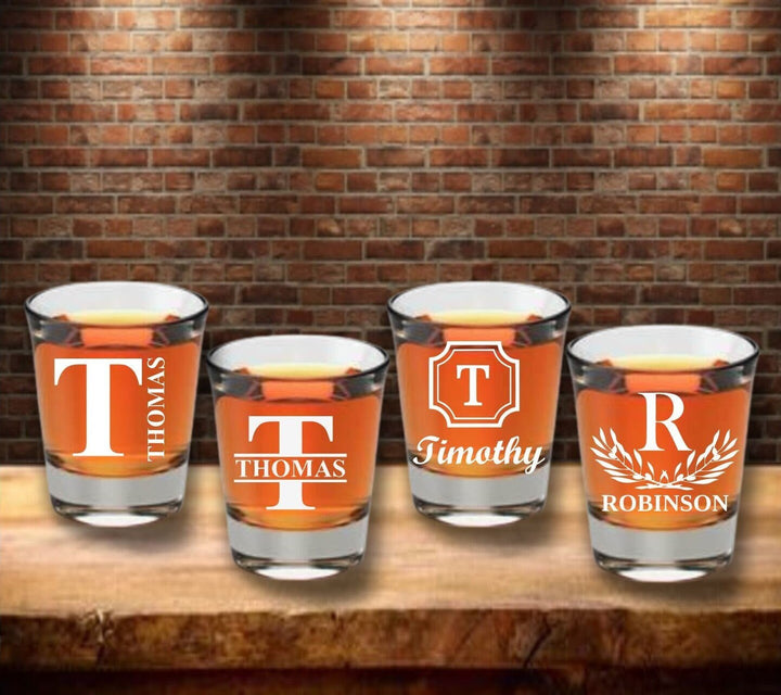 Personalized sets of Shot Glass Groomsmen Gift, Shot Glass Groomsman Proposal, Bachelor Party Gift, Wedding Party Gift, Best Man, Officiant