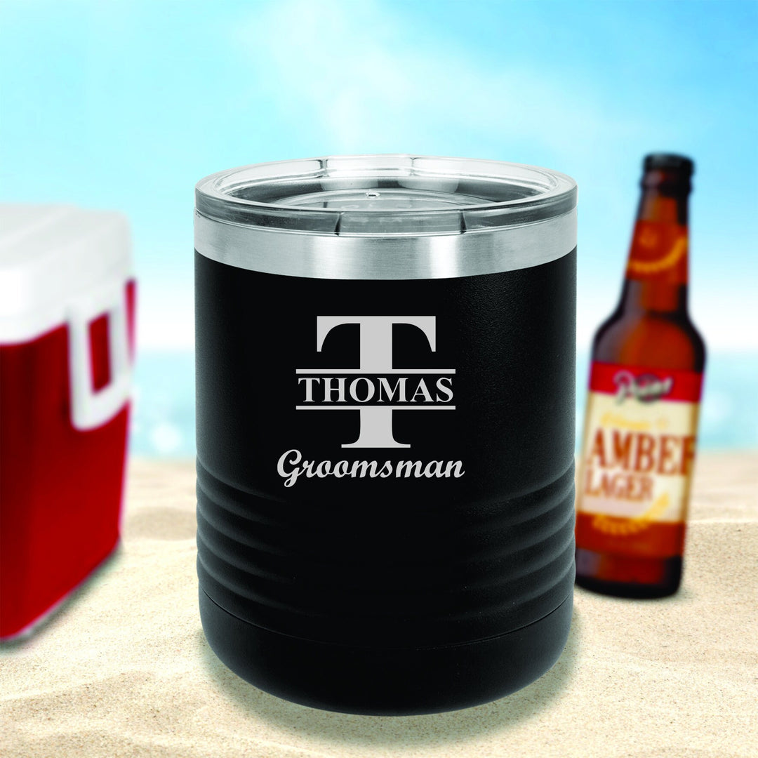 Groomsmen Personalized Insulated Tumbler, Groomsman Custom Tumbler, Bachelor Party Engraved Tumbler Gift, Groomsmen Proposal, Bridal Party