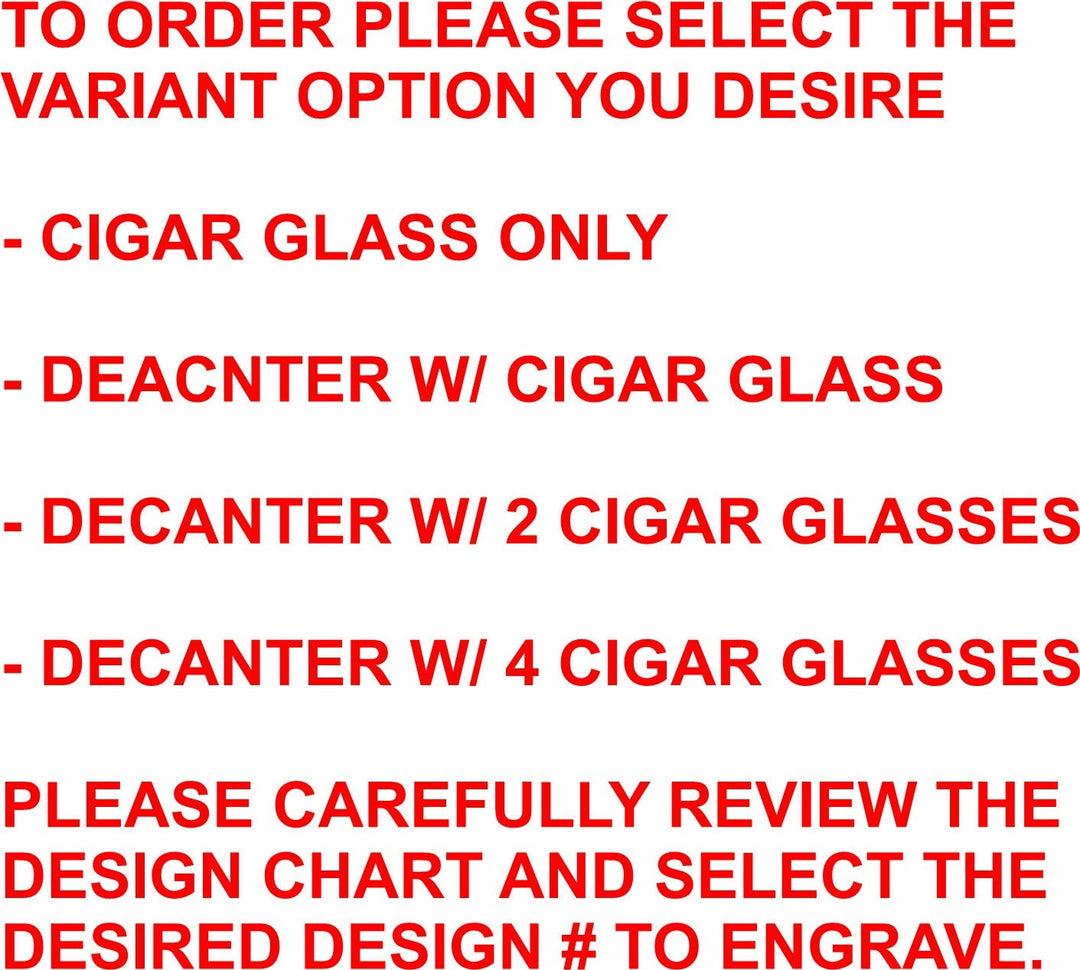 Personalized Gift for Dad, Whiskey Decanter Gift for Fathers day, Bourbon Glass Cigar Holder, Gift For Him, Gift for Man, Cigar Gift For Dad