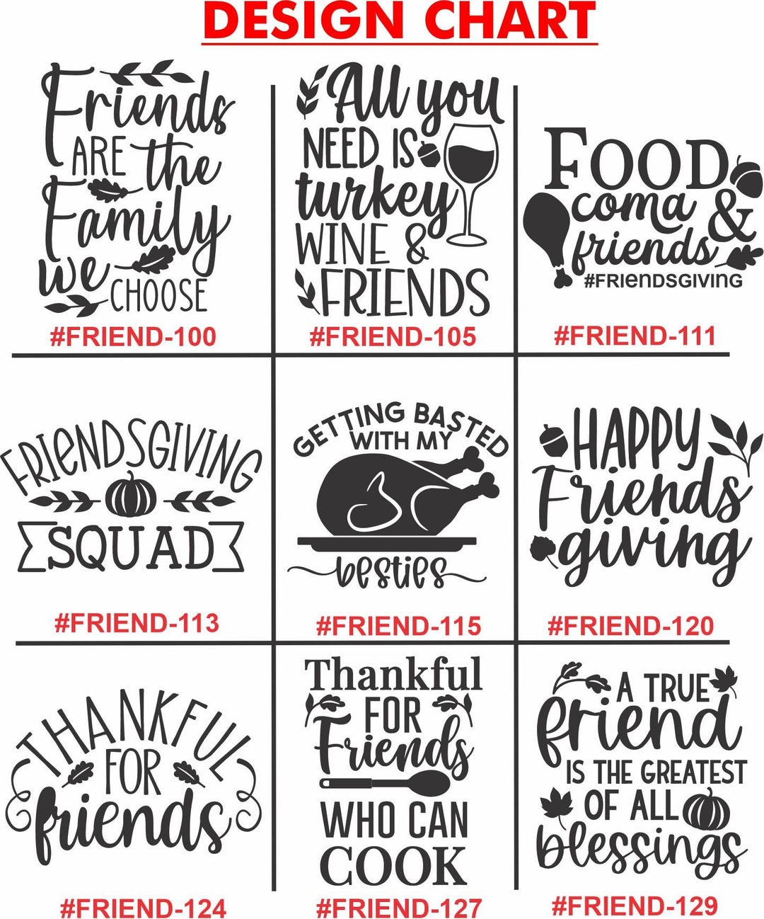Custom Friendsgiving Champagne Glasses - Engraved Thanksgiving Gift - Friend Champagne Glass- Best Friends Gifts - Stemless Champagne Flute