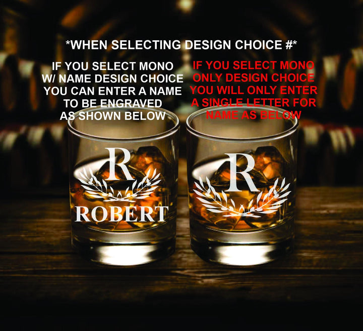 Custom Engraved Whiskey Glasses, Gift for Men, Bourbon Lover Gift, Personalized Whiskey Glass, Birthday Gift, Gift for Dad, Fathers Day, Man