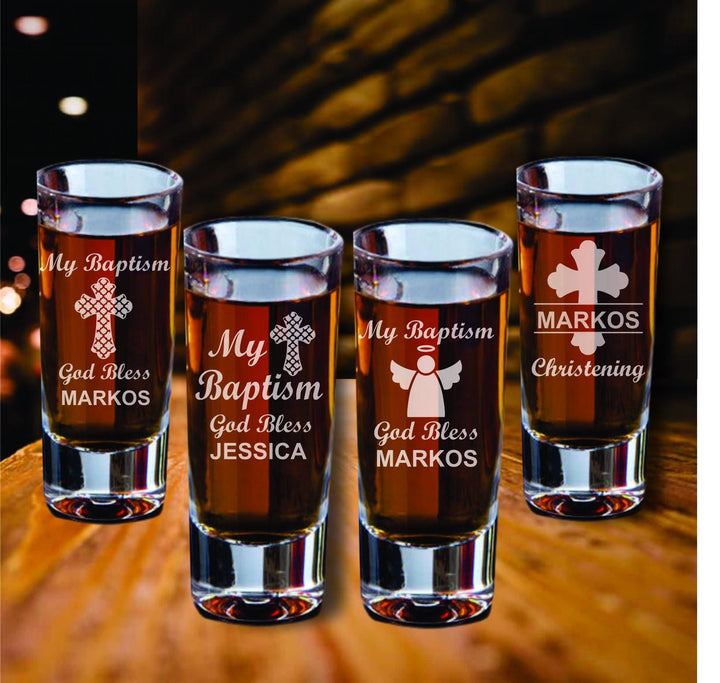 Christening Personalized Shot Glass Favors, Engraved Shot Glasses, Set of 12 Shot Glasses, Party Baptismal Favor, Nino, Mi Bautizo Favors