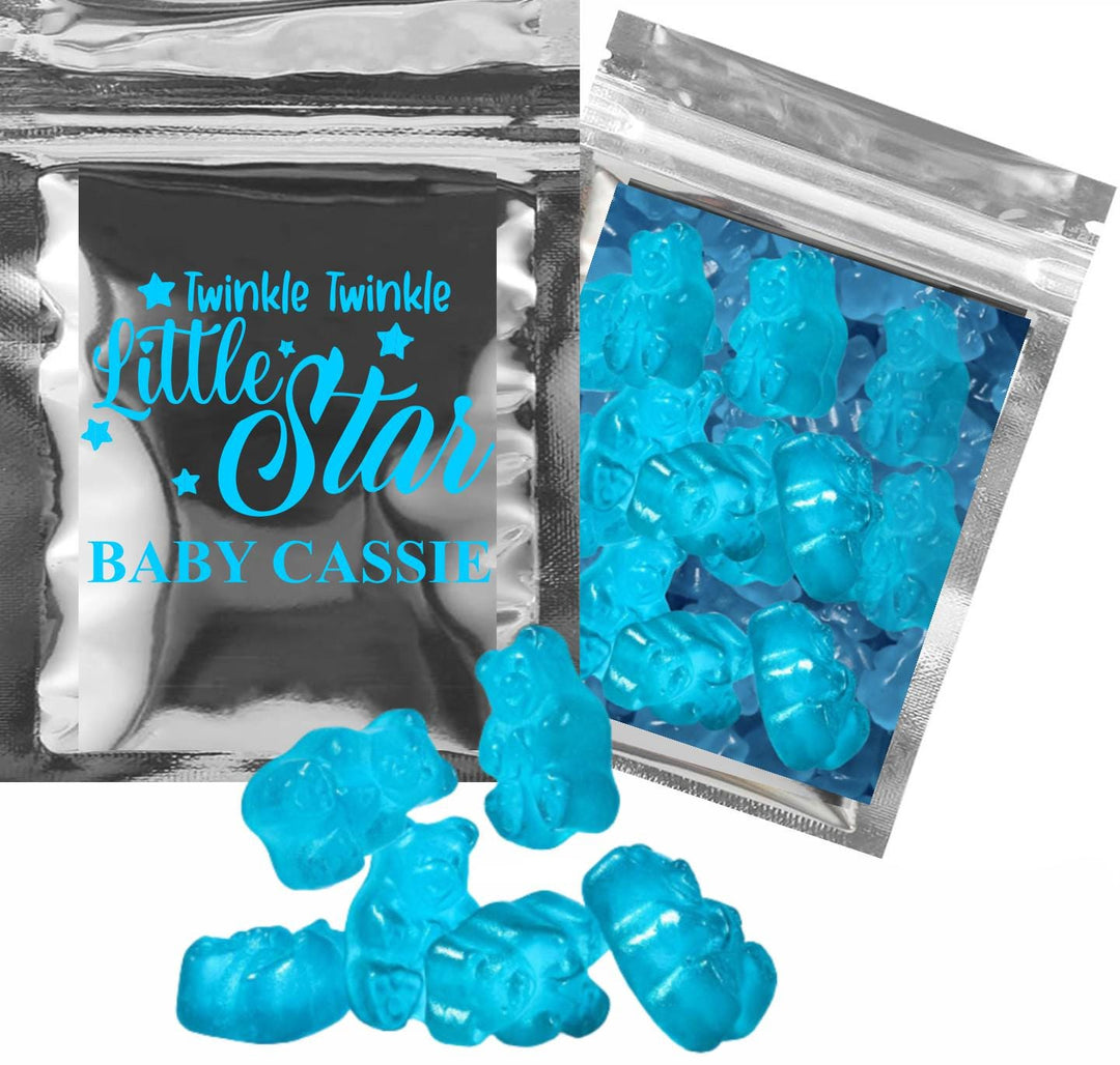 Baby Shower Candy Bag Favors, Twinkle Little Star, Personalized Party Favor, Personalized, Edible Party Favor for Baby Reveal, Sprinkle