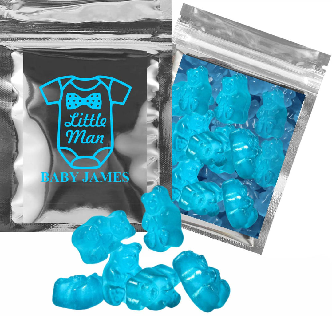 A little Man Jelly Bean Baby Shower Candy Favors, Personalized Party Favor, Edible Party Favor Baby Reveal, My Little Man, Sprinkle, Mints