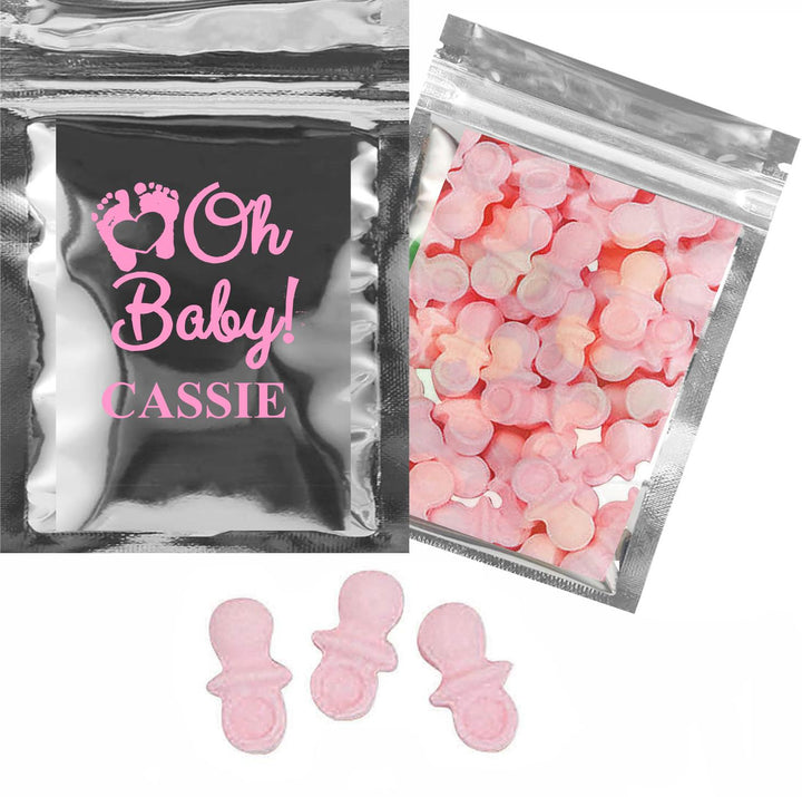 Ballerina Theme Tut Cute Baby Shower Favor, Baby Sprinkle Party Favors, Gummy Bear Candies, Gender Reveal, Lifesavers, Candy Containers