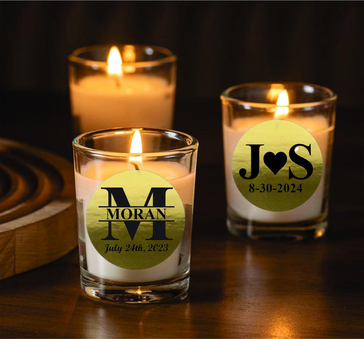 Endless Love Wedding Candle Favors, Custom Wedding Favor, Bridal Shower Party Favors, Wedding Reception Favors, Mr & Mrs Wedding Party Favor