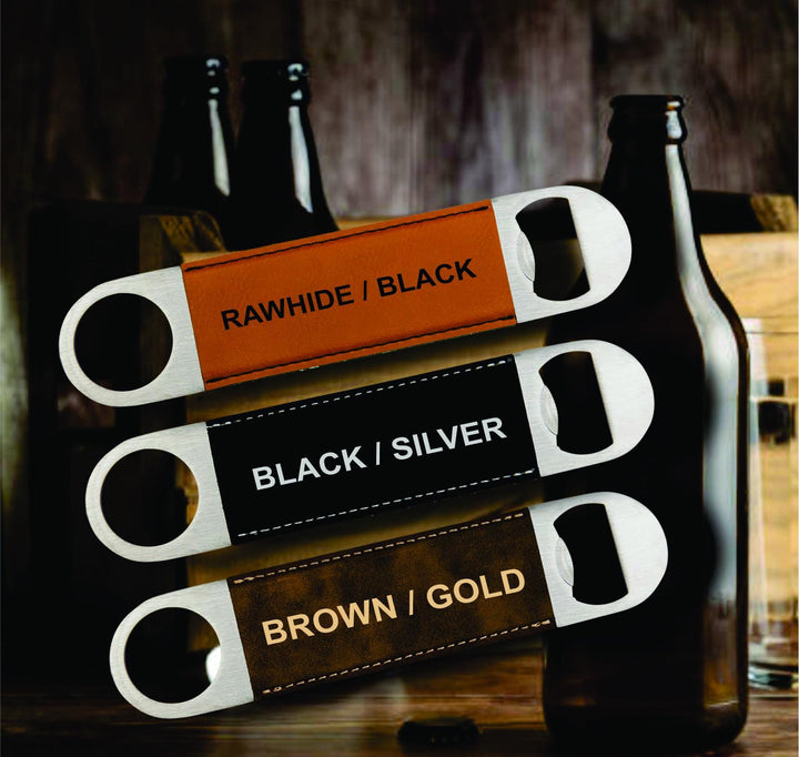 12 Pc Set 30th Birthday Personalized Beer Bottle Opener Favor, Party Favors, Custom Leatherette Metal Bottle Opener, Cheers to 30 Years