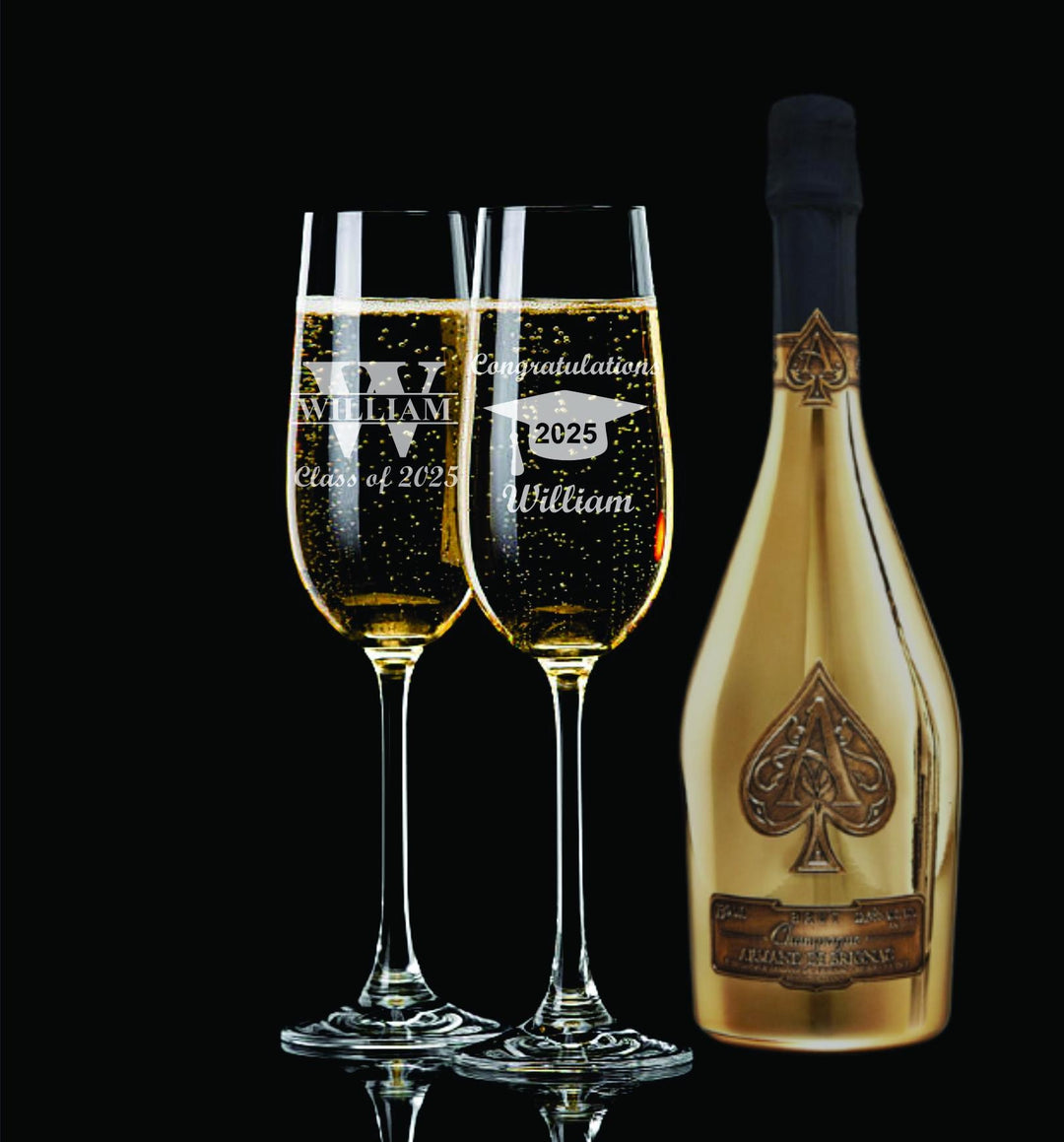 12 Pcs Personalized Graduation Champagne Glass Favors, 2023 Graduate Favor, Champagne Flutes, Party Favors, College, Law school, Medical
