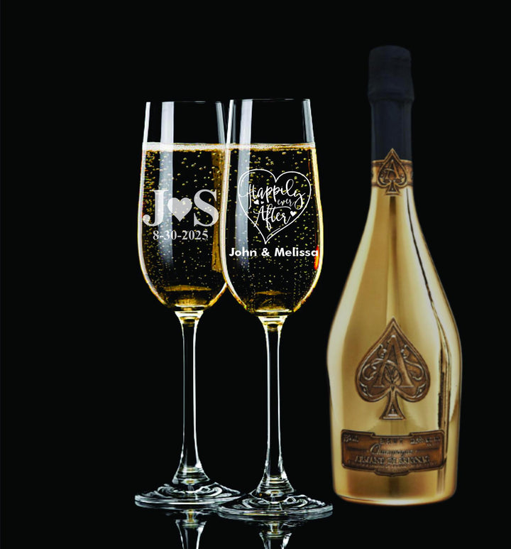 Monogram Champagne Glass Wedding Favors, Custom Party Favor, Wedding Flutes, Engraved Stem Champagne Flute, Mimosa Glasses, Champagne Toast