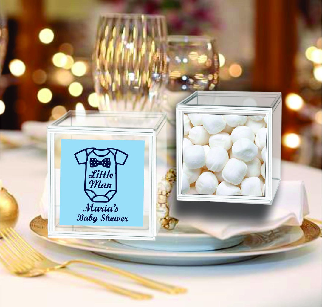 Personalized Baby Shower Mint Candy Container Favors, Clear Candy Box Party Favor, Oh Baby Favor, Gummy Bear Candy Containers, Baby Sprinkle