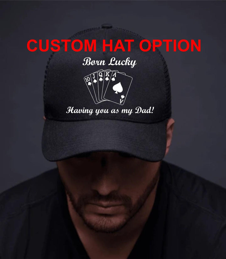 Custom Baseball Dad Hat, Personalized Father's Day Gift, Cap for New Dad, Trucker Cap Dad, New Dad Gift, Gift from Son or Daughter, For Papa