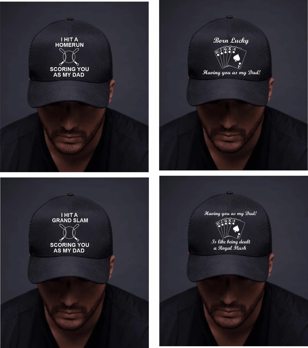 Custom Dad Trucker Hat, Personalized Father's Day Gift, Cap for New Dad, Baseball Dad, New Dad Gift, Gifts for Husband, Dad Birthday Gift