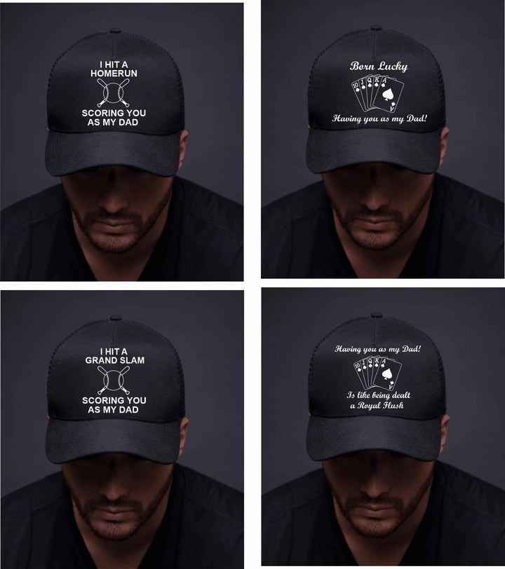 Custom Dad Trucker Hat, Personalized Father's Day Gift, Cap for New Dad, Baseball Dad, New Dad Gift, Gifts for Husband, Dad Birthday Gift