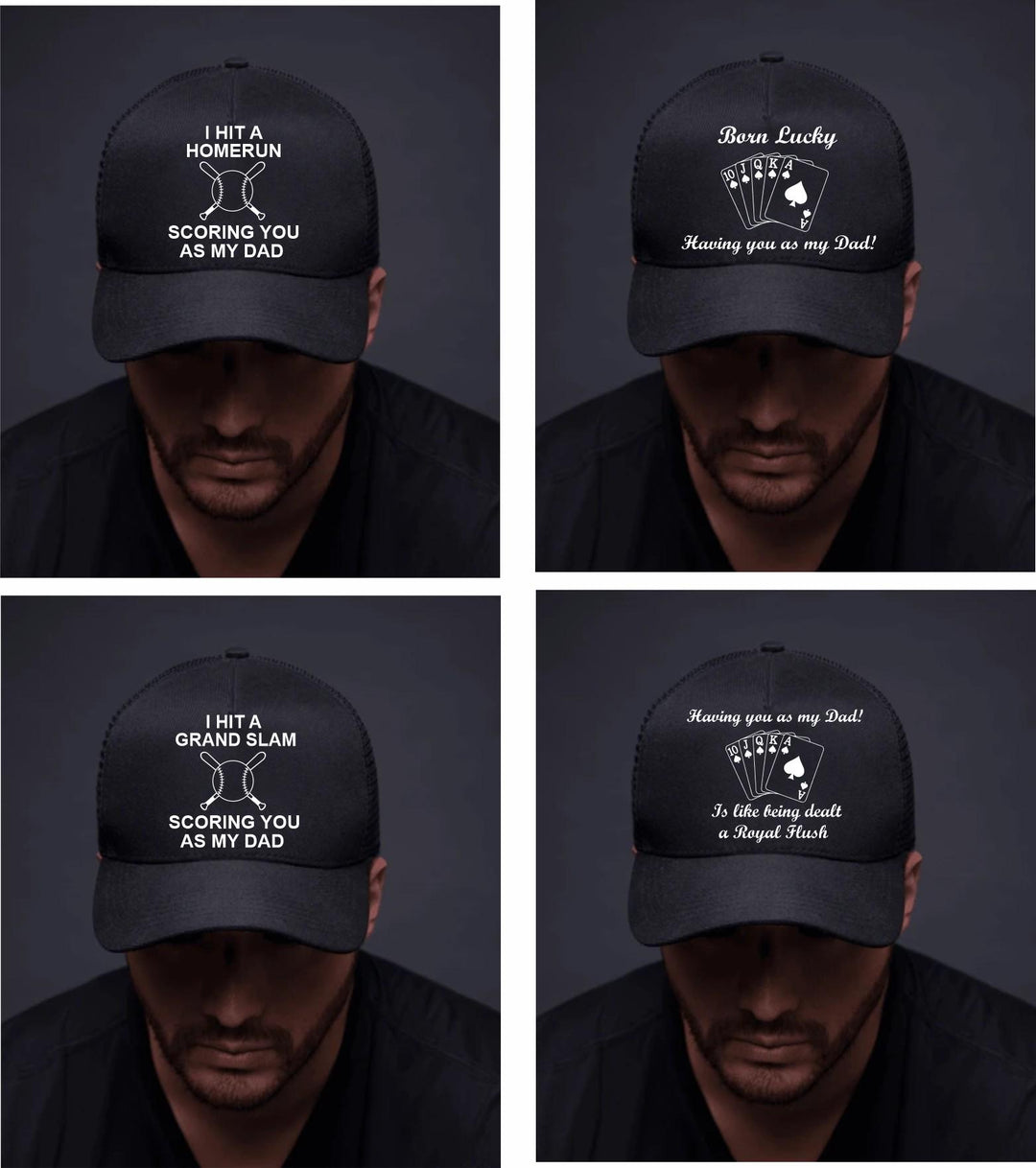 Custom Baseball Dad Hat, Personalized Father's Day Gift, Cap for New Dad, Trucker Cap Dad, New Dad Gift, Gift from Son or Daughter, For Papa