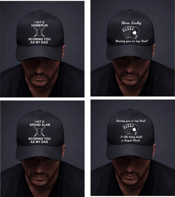 Custom Baseball Dad Hat, Personalized Father's Day Gift, Cap for New Dad, Trucker Cap Dad, New Dad Gift, Gift from Son or Daughter, For Papa