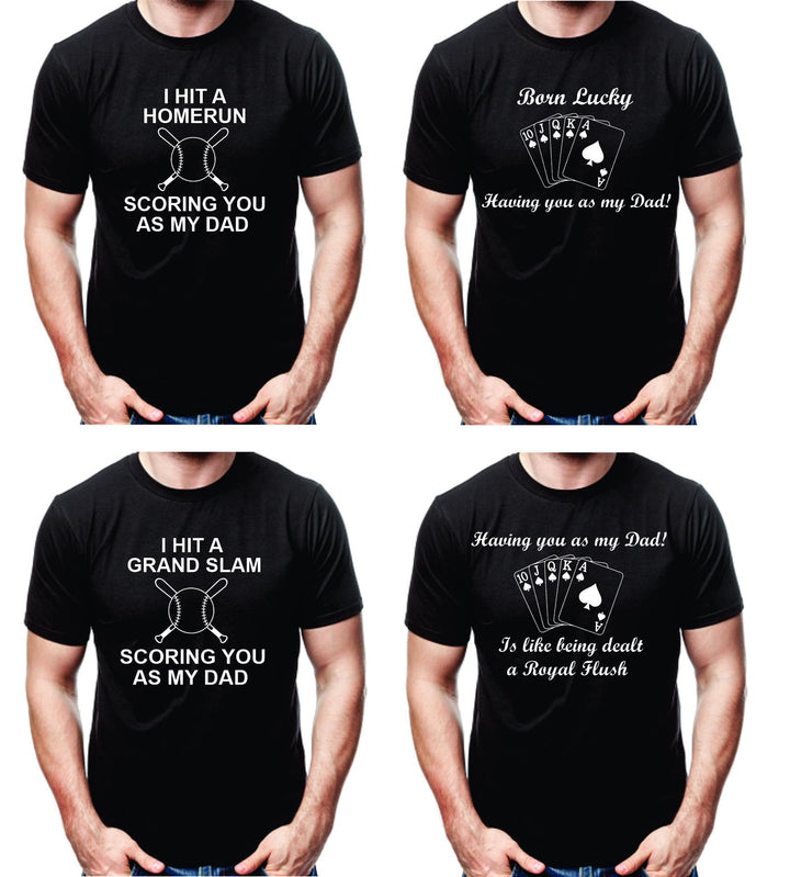 Custom Baseball Dad T-shirt, Fun Daddy Gift, Gift for New Dad, Baseball Dad, Dad Gift from Son, Father’s Day Gift for Dad, Sports Dad Tee