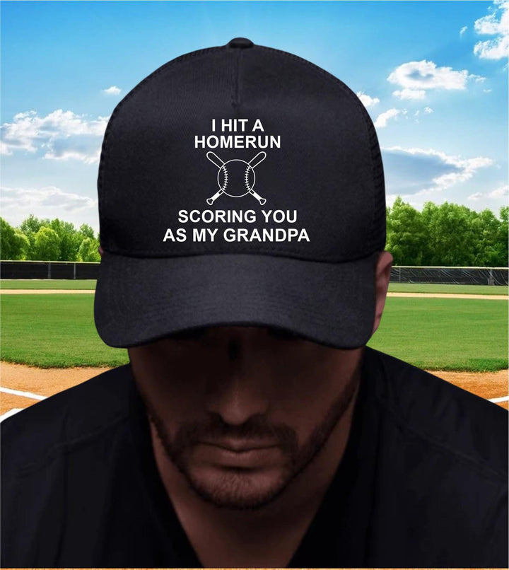 Grandfather Gifts, Personalized Father's Day Gift, Cap for Baseball Grandad, New Papa Gift, Gift for Husband, Grandpa Birthday Gift