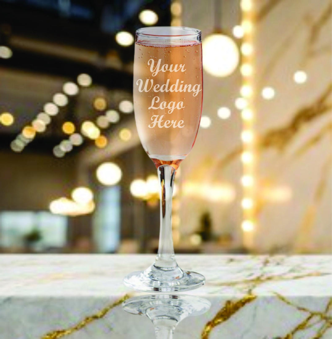 Bridal Shower Stemless Champagne Glass Favors- Custom Engraved Glasses, Bulk Wedding Shower Favors, Bridal Party, Mimosa Flutes, Prosecco