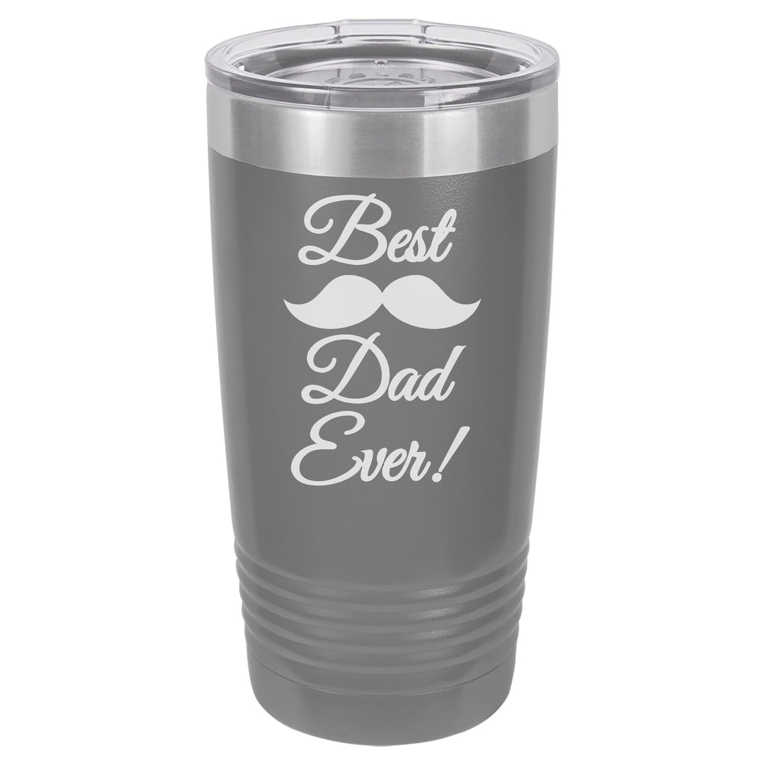 Best Dad Ever Custom Insulated Travel tumbler Father's Day Gift, 20 oz. Vacuum Insulated Tumbler with Lid , New Dad Gift, Man cave gift