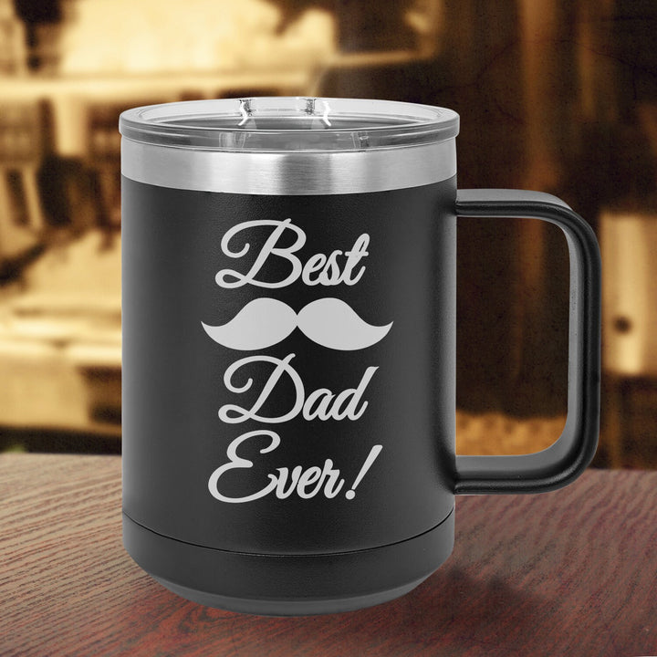 Best Dad Ever Custom Insulated Coffee Mug, Insulated Travel Coffee Mug, Fathers Day Mug Gift, Dad Birthday gift, Best Dad Mug Gift