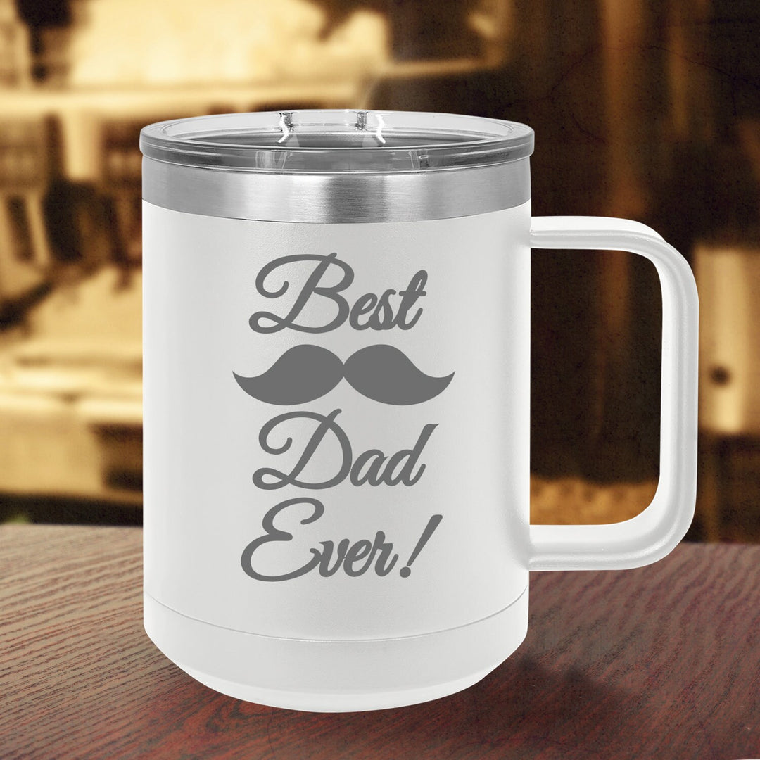 Best Dad Ever Custom Insulated Coffee Mug, Insulated Travel Coffee Mug, Fathers Day Mug Gift, Dad Birthday gift, Best Dad Mug Gift