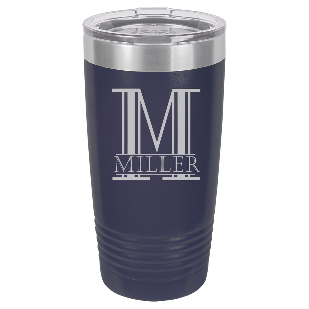 Insulated Tumbler Gift Personalized, 20 oz. Vacuum Travel Insulated Tumbler with Lid , Insulated Tumbler Groomsman Gifts, Bridesmaid Gifts