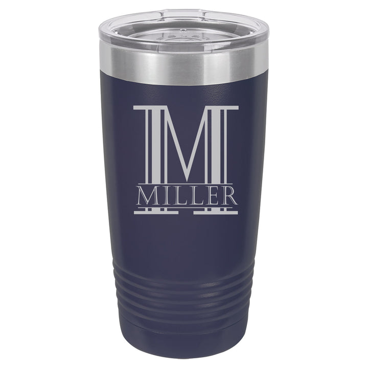 Insulated Tumbler Gift Personalized, 20 oz. Vacuum Travel Insulated Tumbler with Lid , Insulated Tumbler Groomsman Gifts, Bridesmaid Gifts