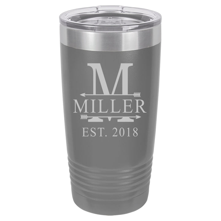 Custom Insulated Tumbler Gift, 20 oz. Vacuum Travel Insulated Tumbler with Lid , Insulated Tumbler Wedding gift for Couples, Groomsman