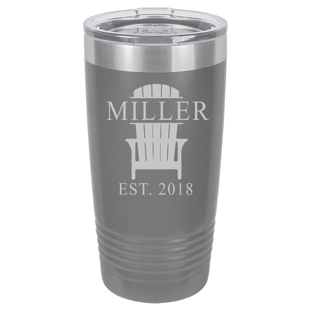 Personalized Insulated Tumbler Beach Theme Gift, 20 oz. Vacuum Insulated Tumbler with Lid, Insulated Tumbler Groomsman Gifts,Bridesmaid Gift