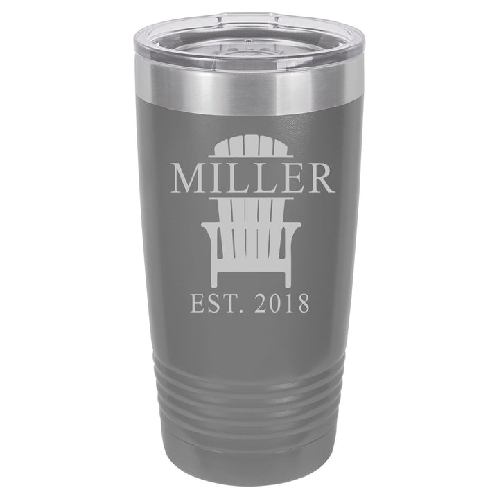 Engraved Insulated Tumbler Beach Theme Gift, 20 oz. Vacuum Insulated Tumbler with Lid , Insulated Tumbler Groomsman Gifts, Bridesmaid Gifts