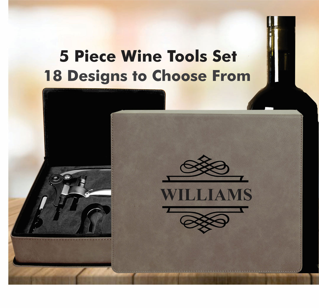 Groomsmen Wine Gift, Wedding Party Wine Opener Set, Bridal Party wine Gift Set , Personalized Wine Gifts, Wine Gifts For Men, Wine Tool Set