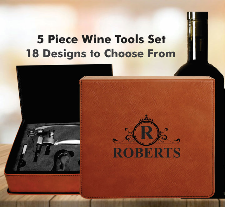 Groomsmen Wine Gift, Wedding Party Wine Opener Set, Bridal Party wine Gift Set , Personalized Wine Gifts, Wine Gifts For Men, Wine Tool Set
