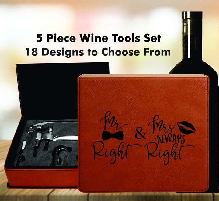 Wine Gifts For Couple, Wedding gift Wine Opener Set, Wine Accessories Gift Set, Personalized Wine Gifts, Wine Gifts For Men, Wine Tool Set