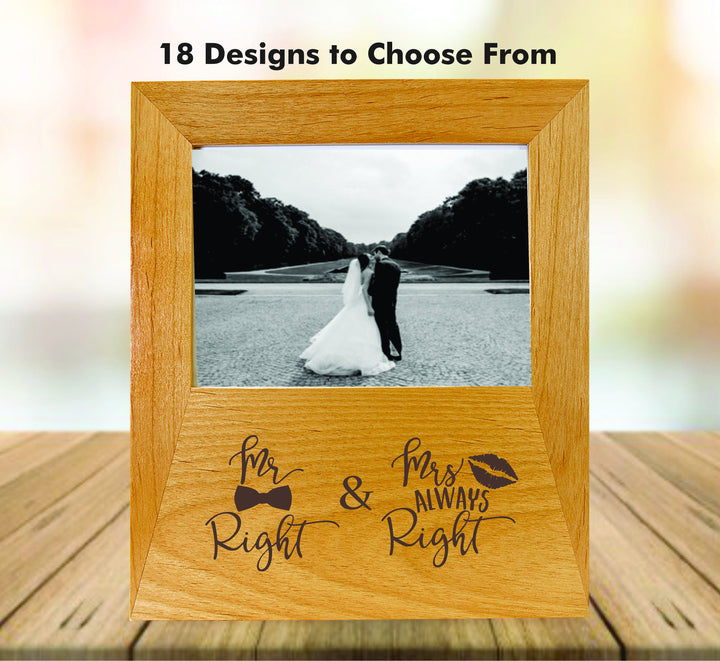 Best Day Ever Wedding Photo Frame Gift For The Couple, Engagement Gift Wood Picture Frame, Bridal Shower Picture Frame gift, Engraved Frame