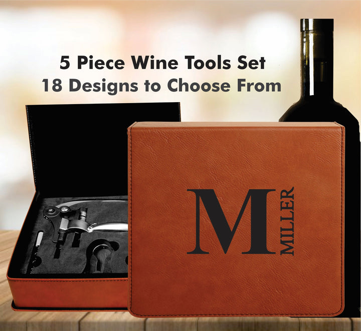 Groomsmen Wine Gift, Wedding Party Wine Opener Set, Bridal Party wine Gift Set , Personalized Wine Gifts, Wine Gifts For Men, Wine Tool Set