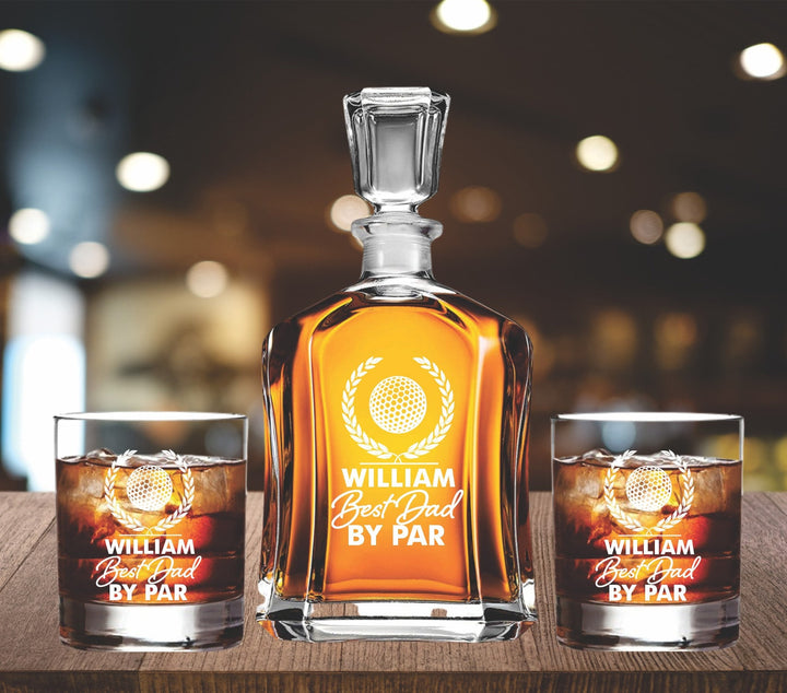 Golf Whiskey Decanter Birthday Gift, Men's Golf Whiskey gift, Golf Lovers Decanter Gift, Gift for Dad, Dad Birthday, Dad Retirement, Father