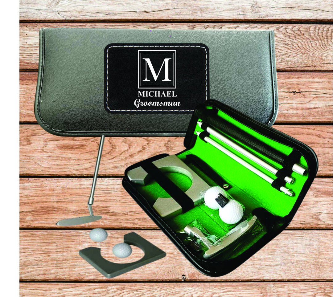 Groomsmen Bachelor Party Gift, Golf Putting Gift Set, Groomsman Golf Gift, Best Man, Father of the Bride Groom, Groomsman Proposal Gift
