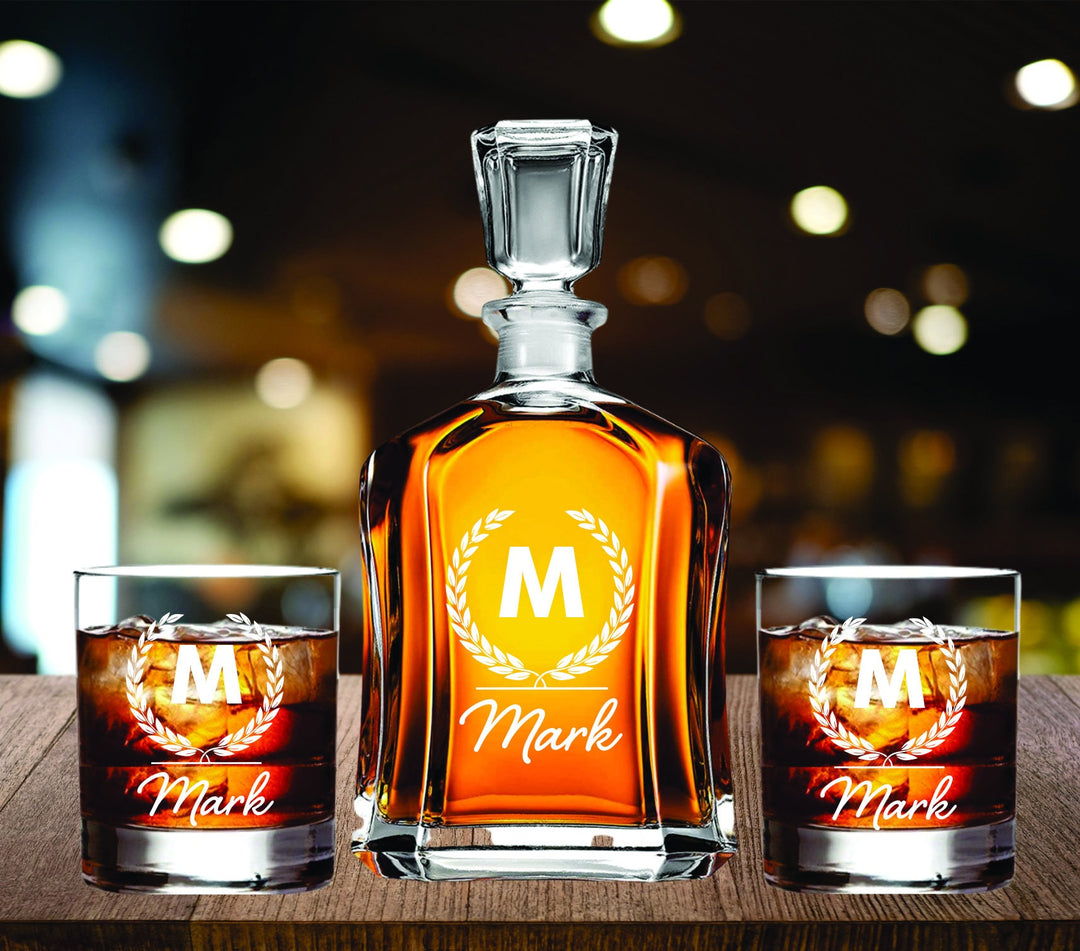 Golf Whiskey Decanter Birthday Gift, Men's Golf Whiskey gift, Golf Lovers Decanter Gift, Gift for Dad, Dad Birthday, Dad Retirement, Father