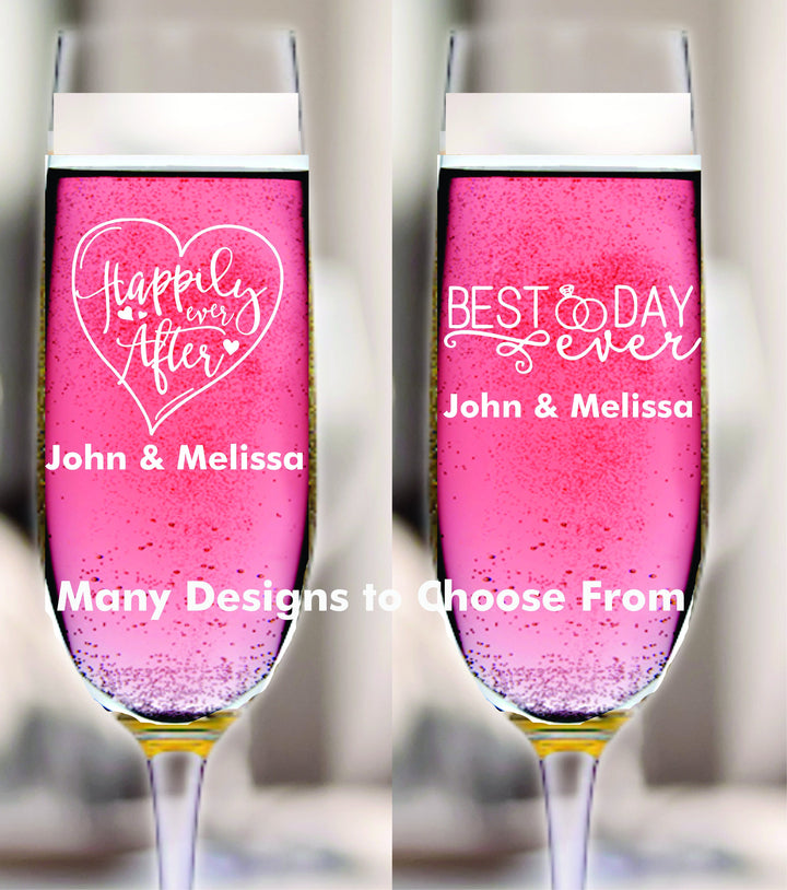 12 Pcs Best Day ever Wedding Favors, Champagne Glass Wedding Favor, Champagne Glass Flutes, Wedding Party Favors, Toasting Flute Favors