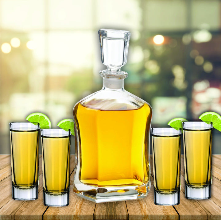 Custom Engraved Whiskey Shot Glass Sets, Wedding Gifts For Couples, Personalized Whiskey Decanter Set, Bridal Shower Gift, Custom Wedding